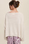 Light Weight Wide Neck Crop Pullover Knit Sweater // 3 Colors