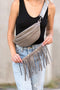 Nora Removable Fringe Crossbody Sling // 4 Colors