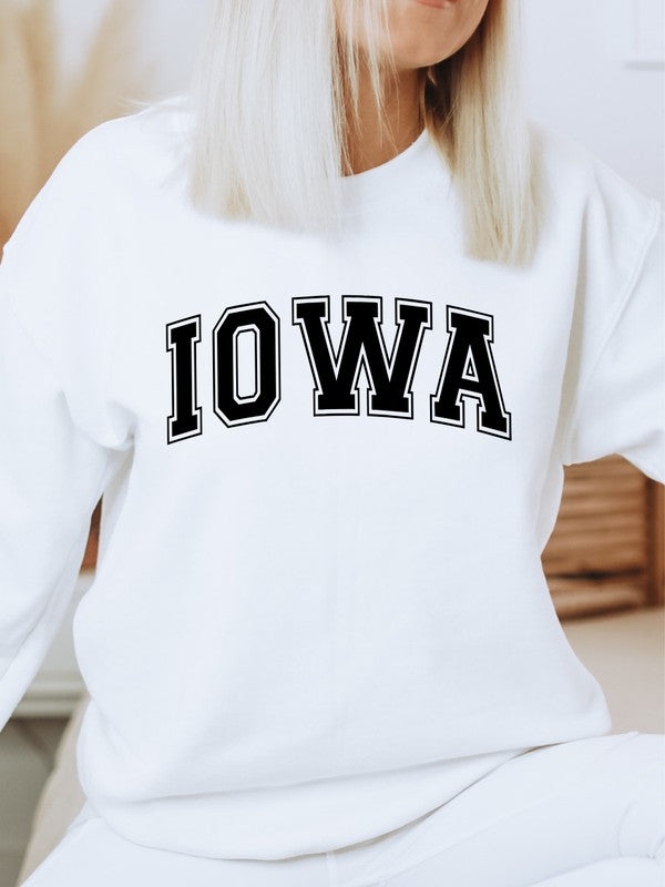 IOWA Varsity Sweatshirt // 5 Colors