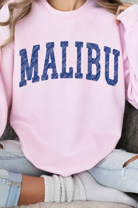 MALIBU CALIFORNIA GRAPHIC SWEATSHIRT