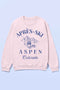 APRES SKI ASPEN COLORADO OVERSIZED SWEATSHIRT
