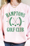 HAMPTONS GOLF CLUB OVERSIZED SWEATSHIRT