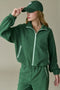 Maya Green Fleece Jacket