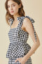 Sylvie Gingham Top & Shorts Set