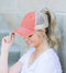 Distressed Messy Bun Hats // 7 COLORS