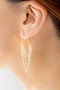 Broadway Triangle Hook Earrings