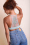 Tattoo Mesh Racerback Bralette // 6 COLORS