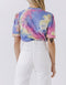 Towanda Tie Dye Puff Sleeve Knit Top