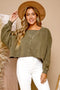 Olive || Paige Vintage Wash Pullover