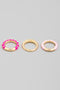 Gold Ring Twist Trio // 4 COLORS