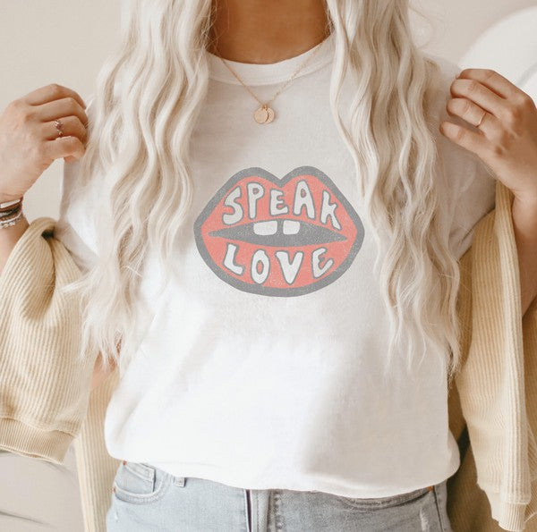 SPEAK LOVE Graphic Tee