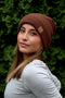 Brown // Cat Nap Fleece Lined Beanie