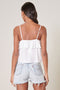 Marguerite Ruffle Cami Poplin Top