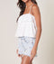 Marguerite Ruffle Cami Poplin Top