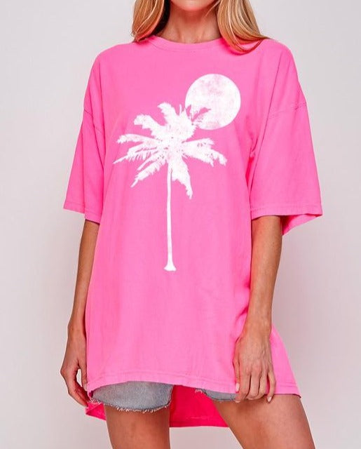 Palm Tree & Moon Graphic Tee