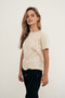 Sand // Christine Organic Cotton Basic Tee