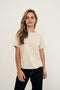 Sand // Christine Organic Cotton Basic Tee