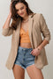 Juliette Pocketed Blazer || Taupe