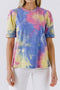 Towanda Tie Dye Puff Sleeve Knit Top