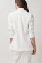 Juliette Pocketed Blazer || White