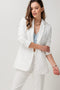 Juliette Pocketed Blazer || White